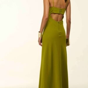 VE084A VESTIDP CREPE ALCA BUSTO DECOTE - Imagem 3