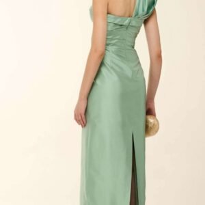 VL3480 VESTIDO TAFETA  OMBRO SO MOULAGE - Imagem 3