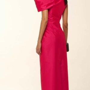 VM2604 VESTIDO MIDI TUBO TAFETA - Imagem 3