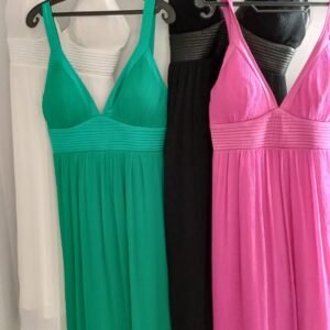 CI22214 VEST MIDI C/DETALHES EM CETIM