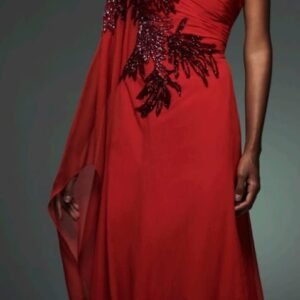 70442 VESTIDO UMA MANGA DRAPEADO - Imagem 1