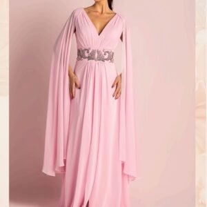25-044 VESTIDO MUSSELINE LONGO DEC