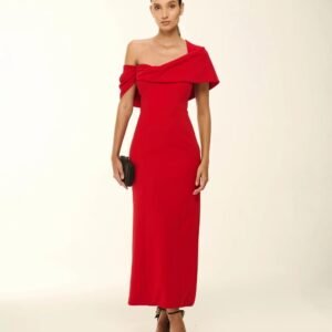 VM2638 VESTIDO OMBRO SO COM DETALHE - Imagem 1