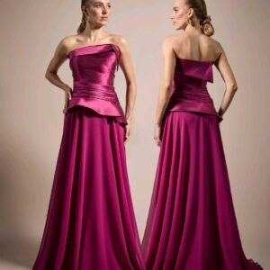 2737- VESTIDO LONGO TQC DRAPEADOS CINTUR