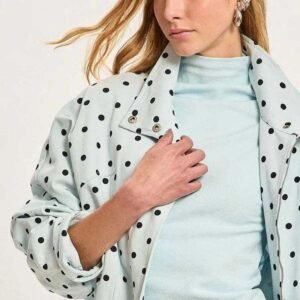 0103371123 JAQUETA CHLOE POLKA BLUE