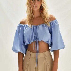 39568 BLUSA OMBRO A OMBRO TRICOLINE