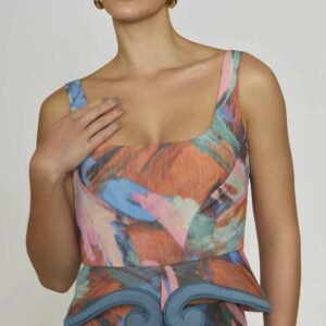 TOTP0165 TOP CORSET TAFETA LUANA - Imagem 1