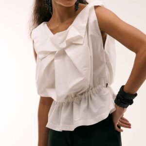 BL007411 BLUSA ORIGAMI AJUSTE CAVADA
