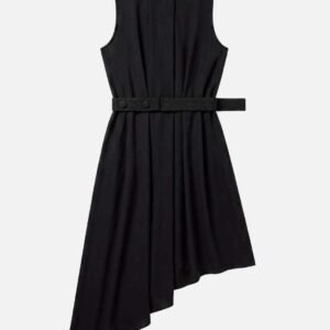 2021127 VESTIDO ASSIMETRICO ACETINADO