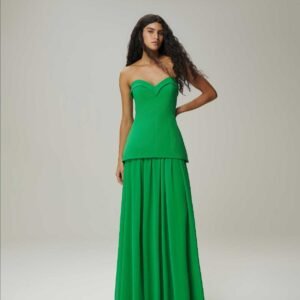 80484 VESTIDO TOP ESTRUTURADO SAIA GODE