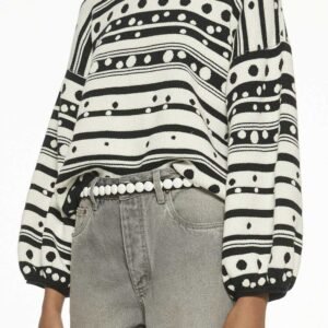 41.38.0073 BLUSA TRICOT POIS CARMEN V27