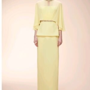 VFL3011 VESTIDO DE FESTA LONGO CAPA CHIF