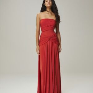 80447 VESTIDO NO QUADRIL DETALHE DRAPEAD