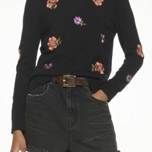 41.38.0066 BLUSA TRICOT FLORAL ANA V27 - Imagem 1