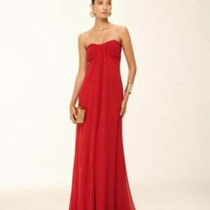 VE137R VESTIDO FLUIDO CHIFFON