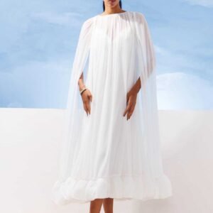 175702VM VESTIDO MIDIN CAPA BABADO NUVEM