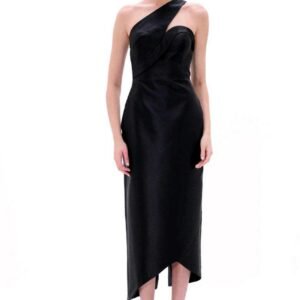 VM2653 VESTIDO UM OMBRO SO ZIBELINE
